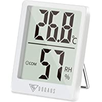 DOQAUS Mini Termómetro Higrómetro Digital- Medidor de Temperatura con 5s de Respuesta Rápida para Temperatura y Humedad…